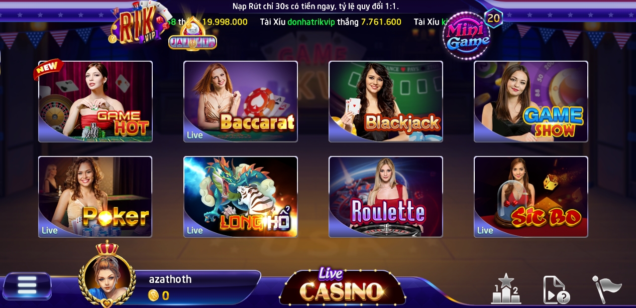Live Casino Rikvip Cách tham gia Live Casino Rikvip