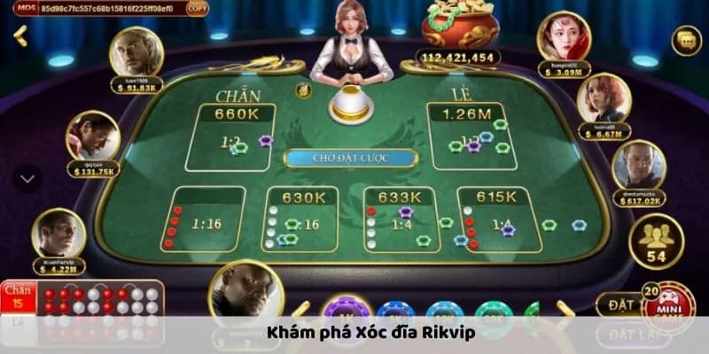 Xóc đĩa Rikvip Cách thức chơi Xóc đĩa Rikvip